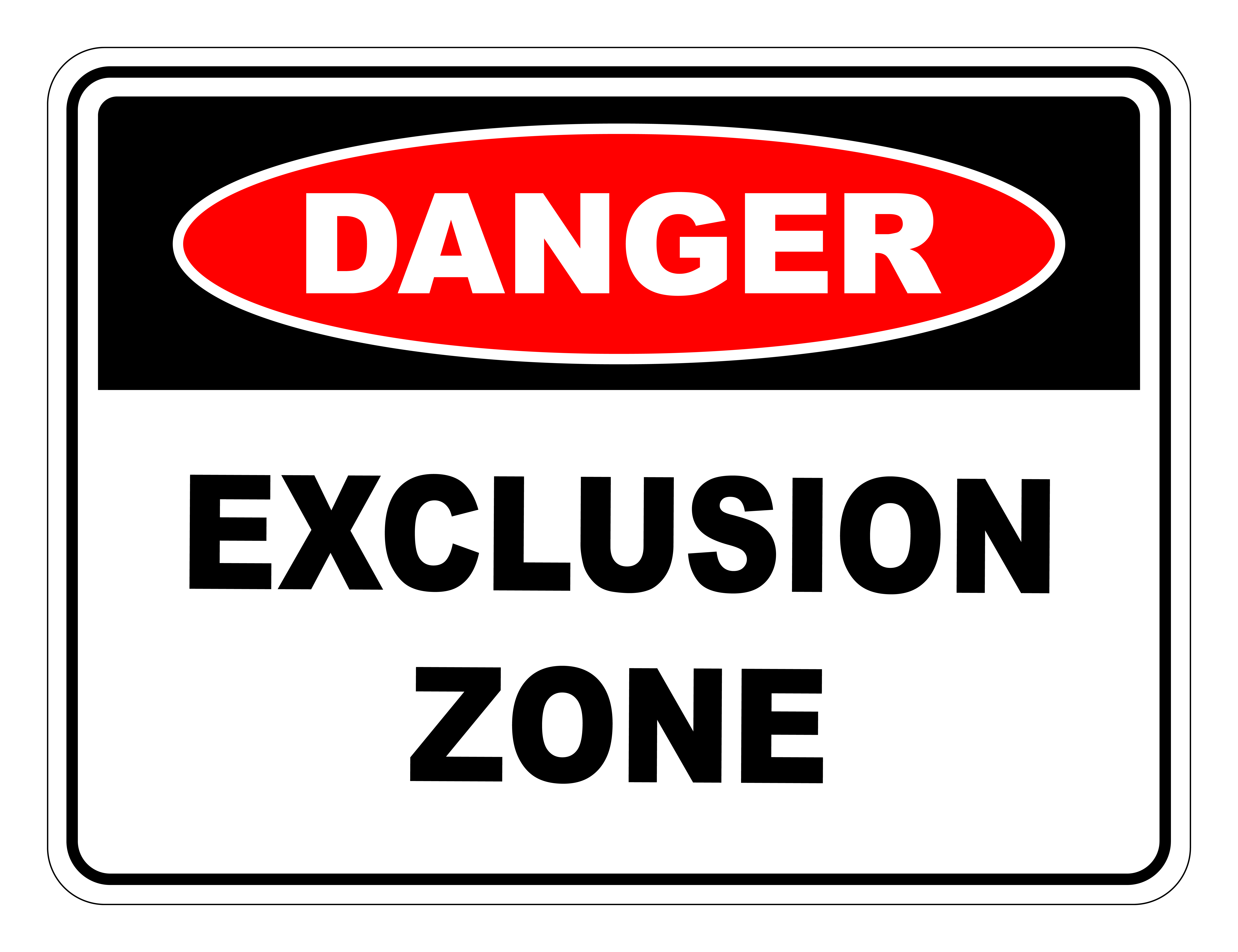 exclusion zone presentation