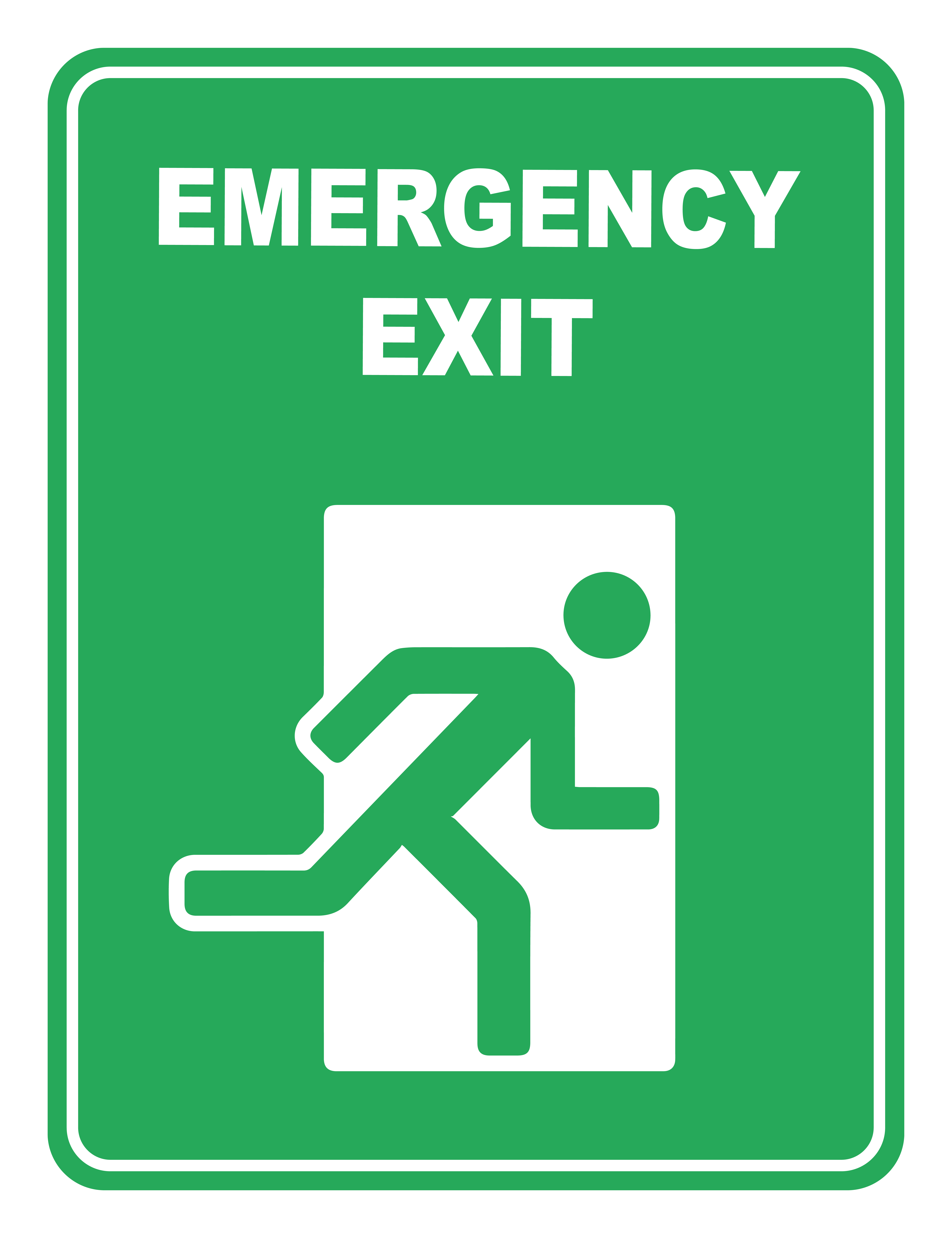 Emergency Sign –