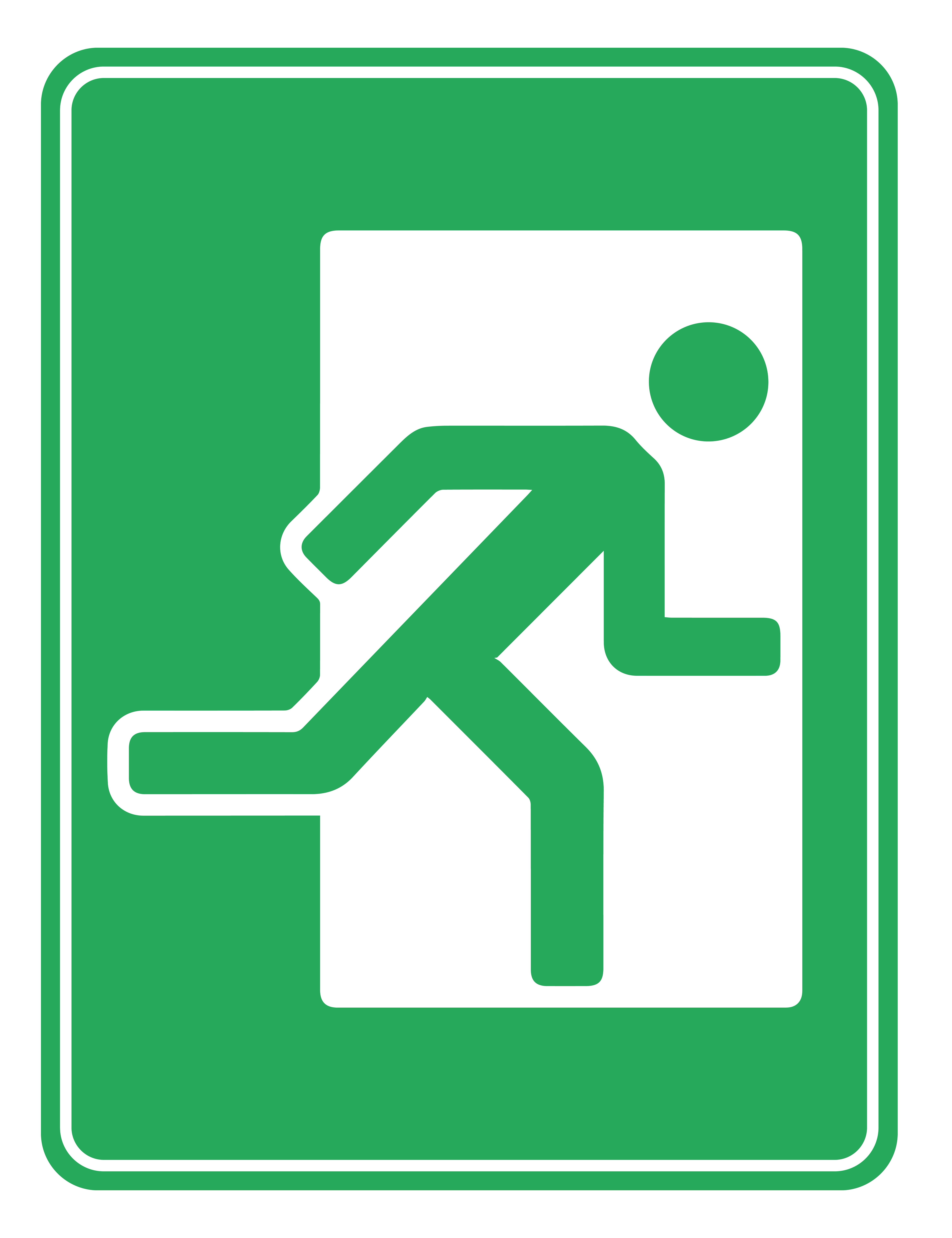 Emergency Exit Symbol Emergency Safety Sign Safety Signs Warehouse