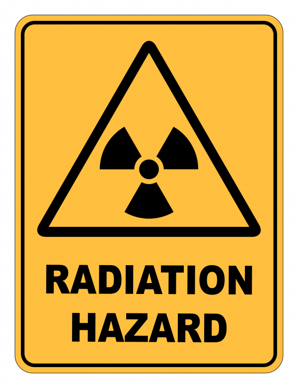 Radiation Hazard Warning Safety Sign - Safety Signs Warehouse